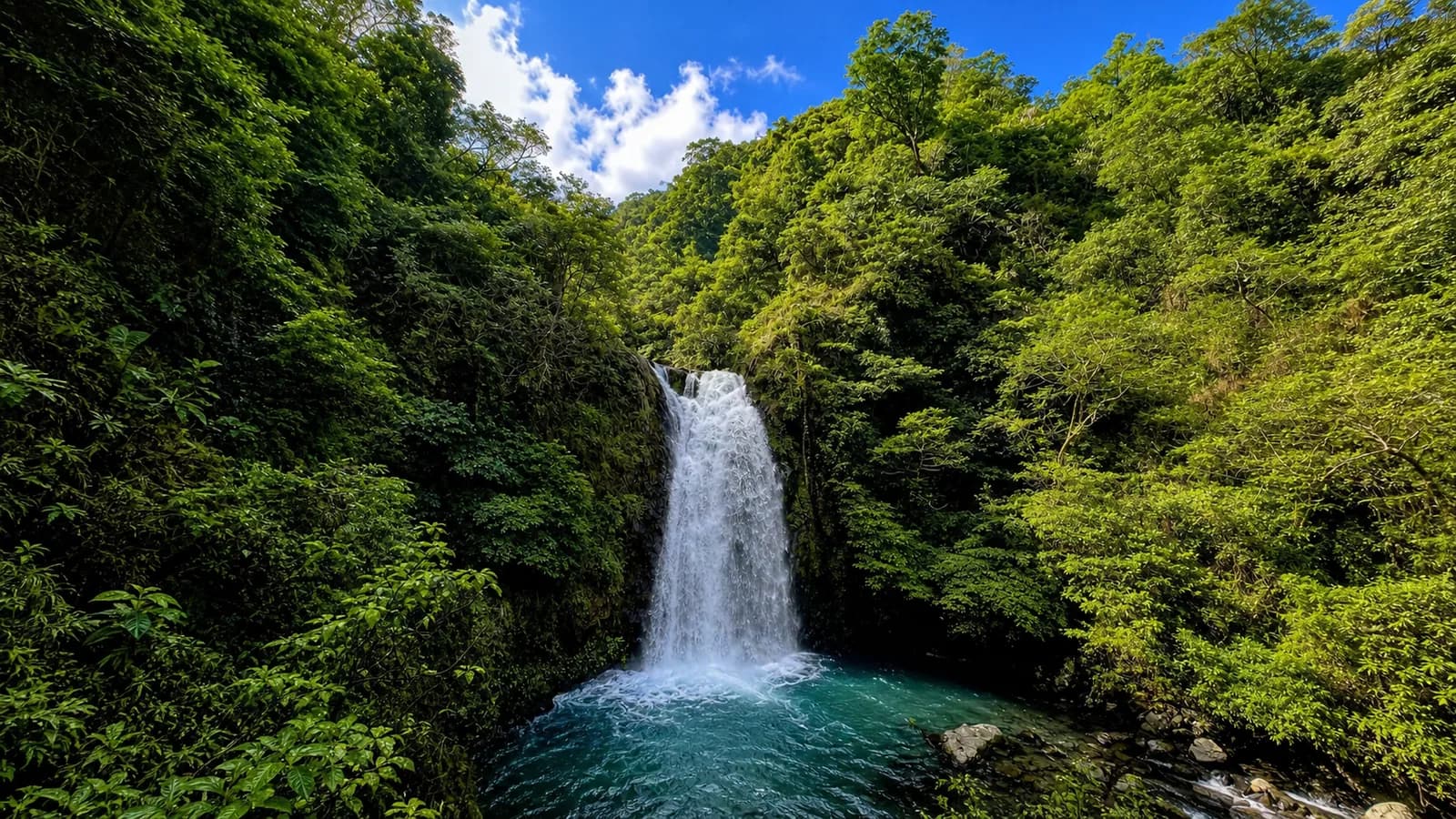 Official on-site Xinliao Waterfall Trail photograph：First-waterfall viewing platform