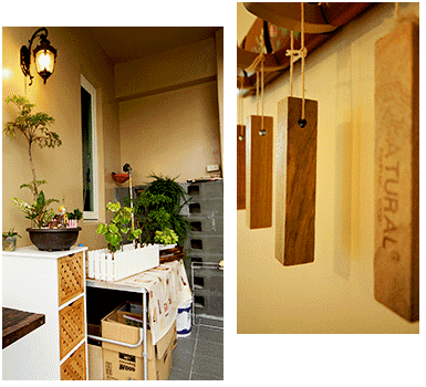 การตกแต่งภายในของ Water Edge Garden Homestay